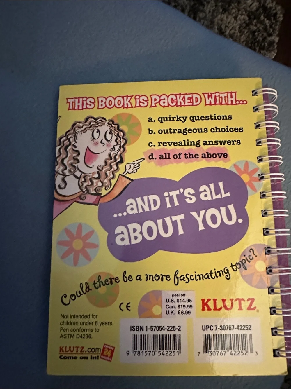 It's All About Me! Pink Personality Quiz Book